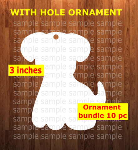 Gingerbread dog - with hole - Ornament Bundle Price