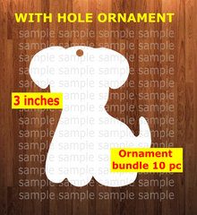 Gingerbread dog - with hole - Ornament Bundle Price