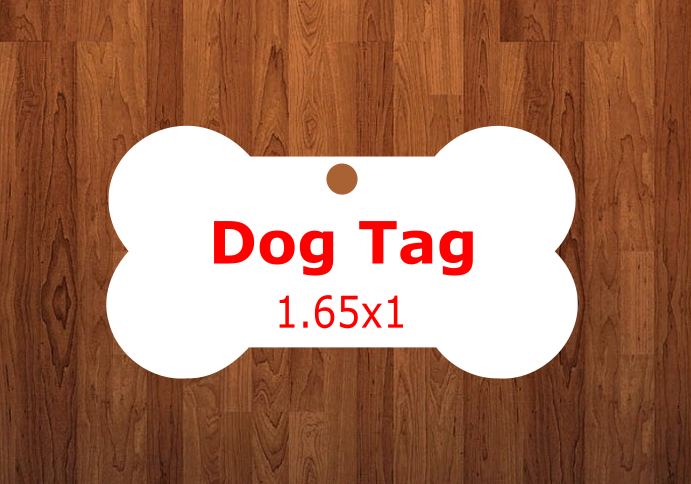 Dog tag - Single sided or double sided  -  Sublimation Blank