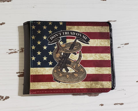 Digital download - Don't tread on me wallet design - made for our sublimation blanks
