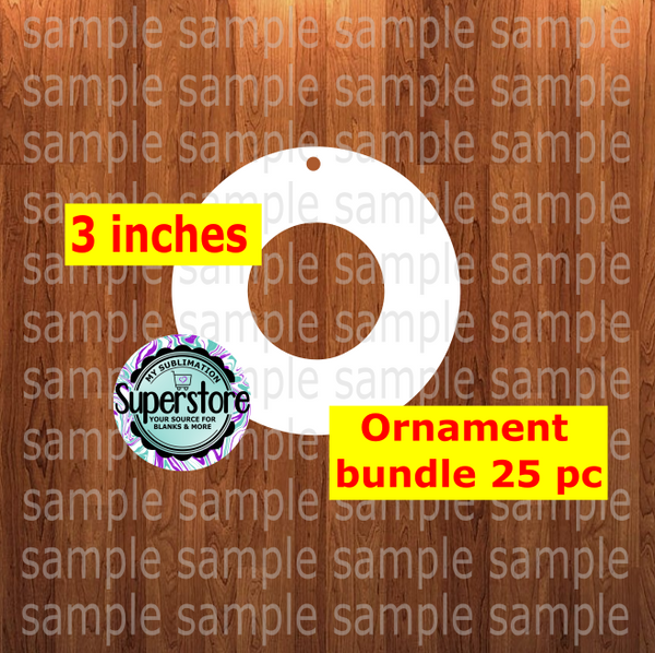 Donut Pod - 10pc or 25 pc Ornament Bundle Price - size 3.59x3.59