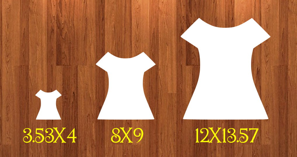 WithOUT HOLES - Dress - 3 sizes to choose from -  Sublimation Blank  - 1 sided  or 2 sided options