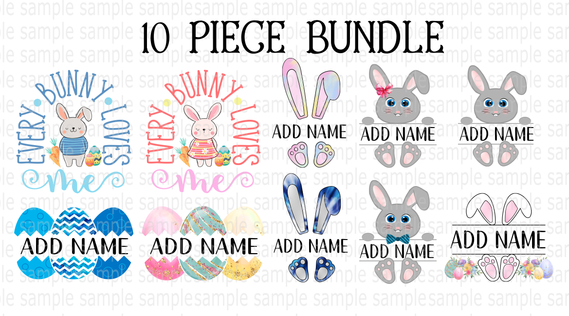 (Instant Print) Digital Download - 10pc Easter Basket designs - made for our blanks