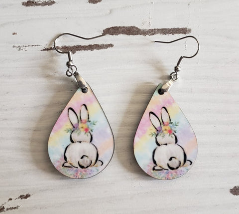 (Instant Print) Digital Download - Easter bunny tear drop design - made for our blanks
