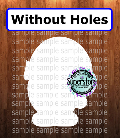 Elf - withOUT holes - Wall Hanger - 5 sizes to choose from - Sublimation Blank