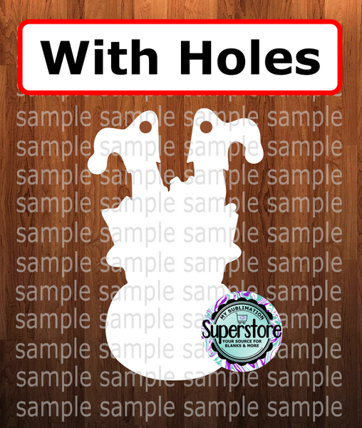 Santa elf sack - WITH holes - Wall Hanger - 5 sizes to choose from - Sublimation Blank
