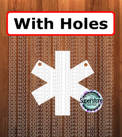 EMS - WITH holes - Wall Hanger - 5 sizes to choose from - Sublimation Blank