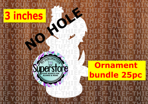 Farm Trio - withOUT hole - Ornament Bundle Price