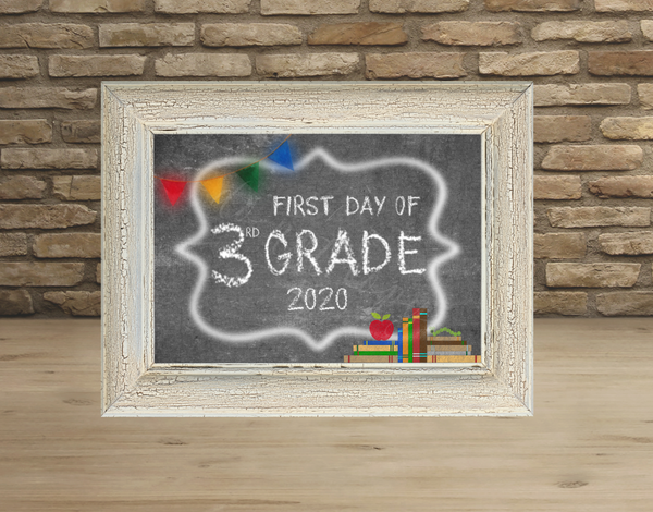 (Instant Print) Digital Download - First day of school bundle 8pc  - made for our sublimation blanks