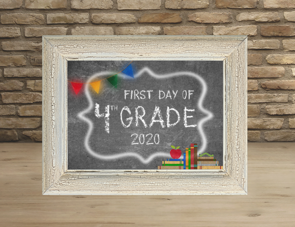 (Instant Print) Digital Download - First day of school bundle 8pc  - made for our sublimation blanks