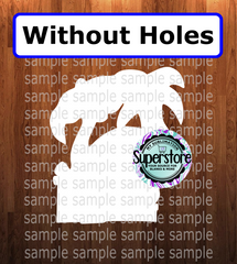 Flamingo - withOUT holes - Wall Hanger - 5 sizes to choose from - Sublimation Blank