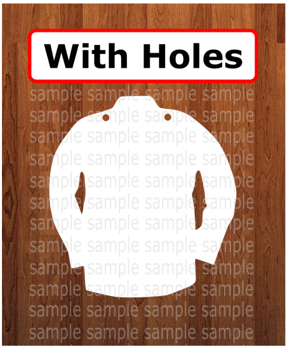 With holes -Flannel shape - 6 different sizes - Sublimation Blanks