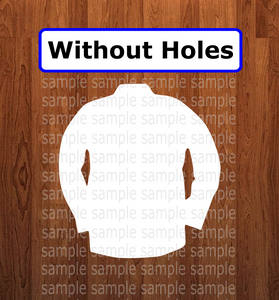 WithOUT holes - Flannel shape - 5 different sizes - Sublimation Blanks