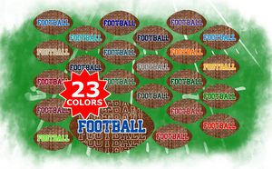 (Instant Print) Digital Download - Football 23 colors - made for our blanks