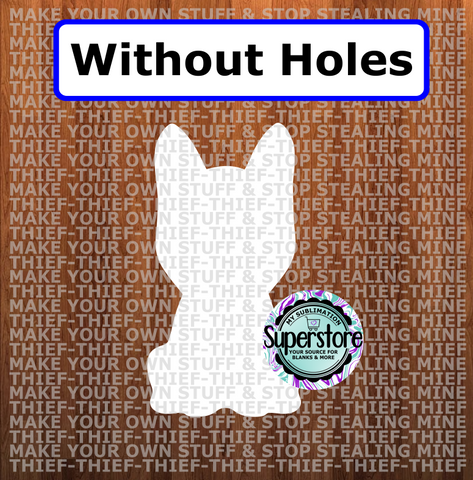 German Shepherd - withOUT holes - Wall Hanger - 5 sizes to choose from - Sublimation Blank