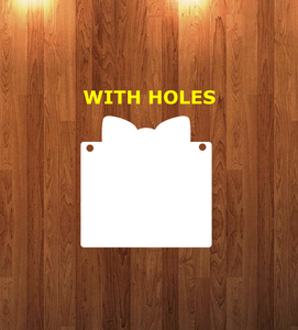 Gifts with holes - Wall Hanger - 3 sizes to choose from -  Sublimation Blank  - 1 sided  or 2 sided options