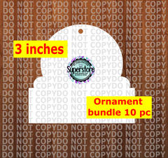 Gingerbread  - WITH hole - Ornament Bundle Price