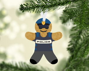 (Instant Print) Digital Download - Gingerbread man police design - Straight & Tapered included
