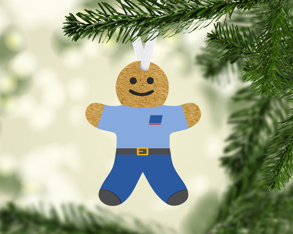 (Instant Print) Digital Download - Gingerbread man delivery man design - made for our blanks