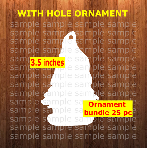 Girl gnome - with hole - Ornament Bundle Price