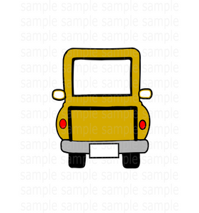 (Instant Print) Digital Download - Gold yellow truck