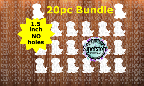 1.5 inch - Golden Doodle  - (great for badge reels & hairbow centers)