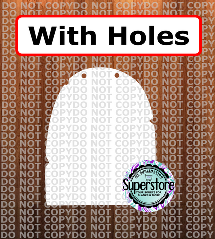 Gravestone - With holes - Wall Hanger - 5 sizes to choose from - Sublimation Blank