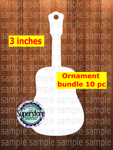 Guitar WITH hole - Ornament Bundle Price