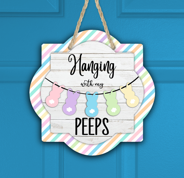 Digital Download - Hanging with my peeps - made for our blanks