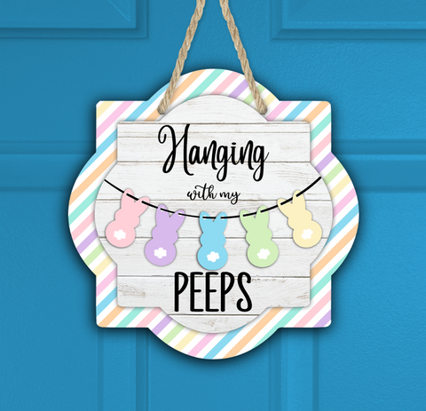 Digital Download - Hanging with my peeps - made for our blanks