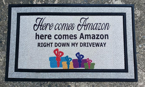 (Instant Print) Digital Download - Here comes Amazon right down my driveway
