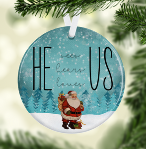 Digital Download -He sees us, he hears us, he loves us design - made for our blanks