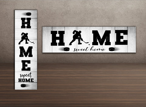 Digital Download - 4pc 18 and 15 inch hockey sign design - made for our blanks