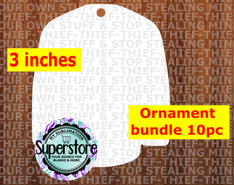 Hockey Jersey - with hole - Ornament Bundle Price