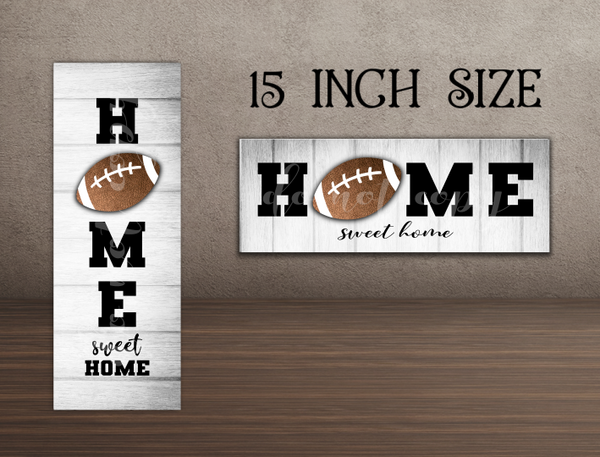 Digital Download - 4pc 18 and 15 inch football sign design - made for our blanks