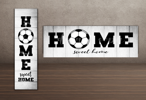 Digital Download - 4pc 18 and 15 inch Soccer sign design - made for our blanks