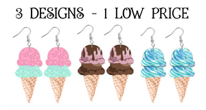 (Instant Print) Digital Download - Ice cream cone bundle