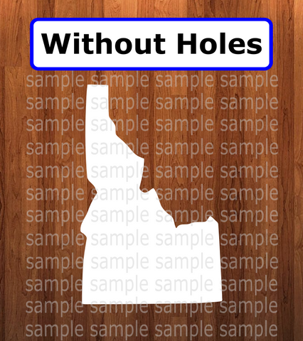 Idaho state - withOUT holes - Wall Hanger - 5 sizes to choose from - Sublimation Blank