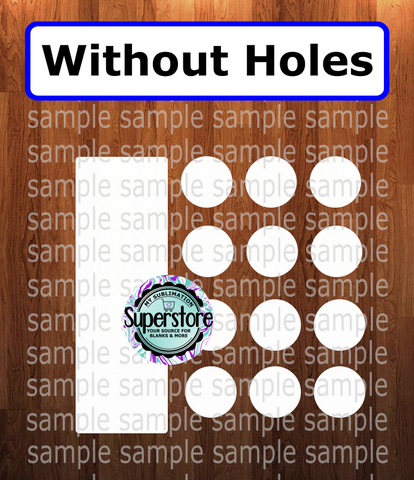 Round circle - withOUT Holes - Home Sign Combo ( you get all 13 pieces ) - Sublimation MDF