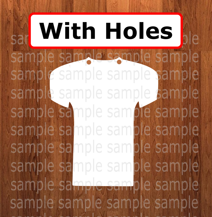 With holes - Jersey - 6 different sizes - Sublimation Blanks