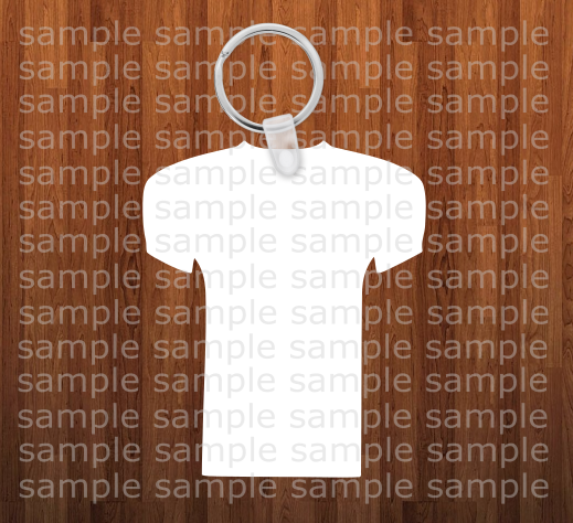 Jersey Keychain - Single sided or double sided - Sublimation Blank