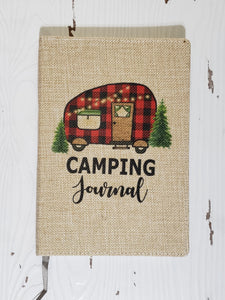 Digital download - Camping Journal design - made for our sublimation blanks