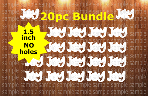 20pc bundle - 1.5 inch Joy (great for badge reels & hairbow centers)