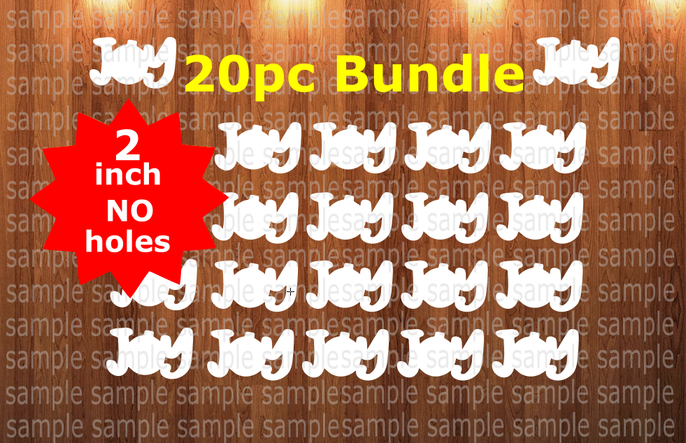20pc bundle - 2 inch Joy (great for badge reels & hairbow centers)