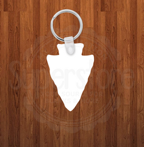 Arrowhead Keychain - Single sided or double sided  -  Sublimation Blank