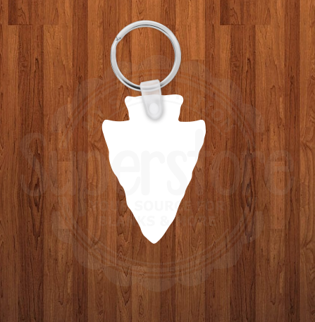 Arrowhead Keychain - Single sided or double sided - Sublimation