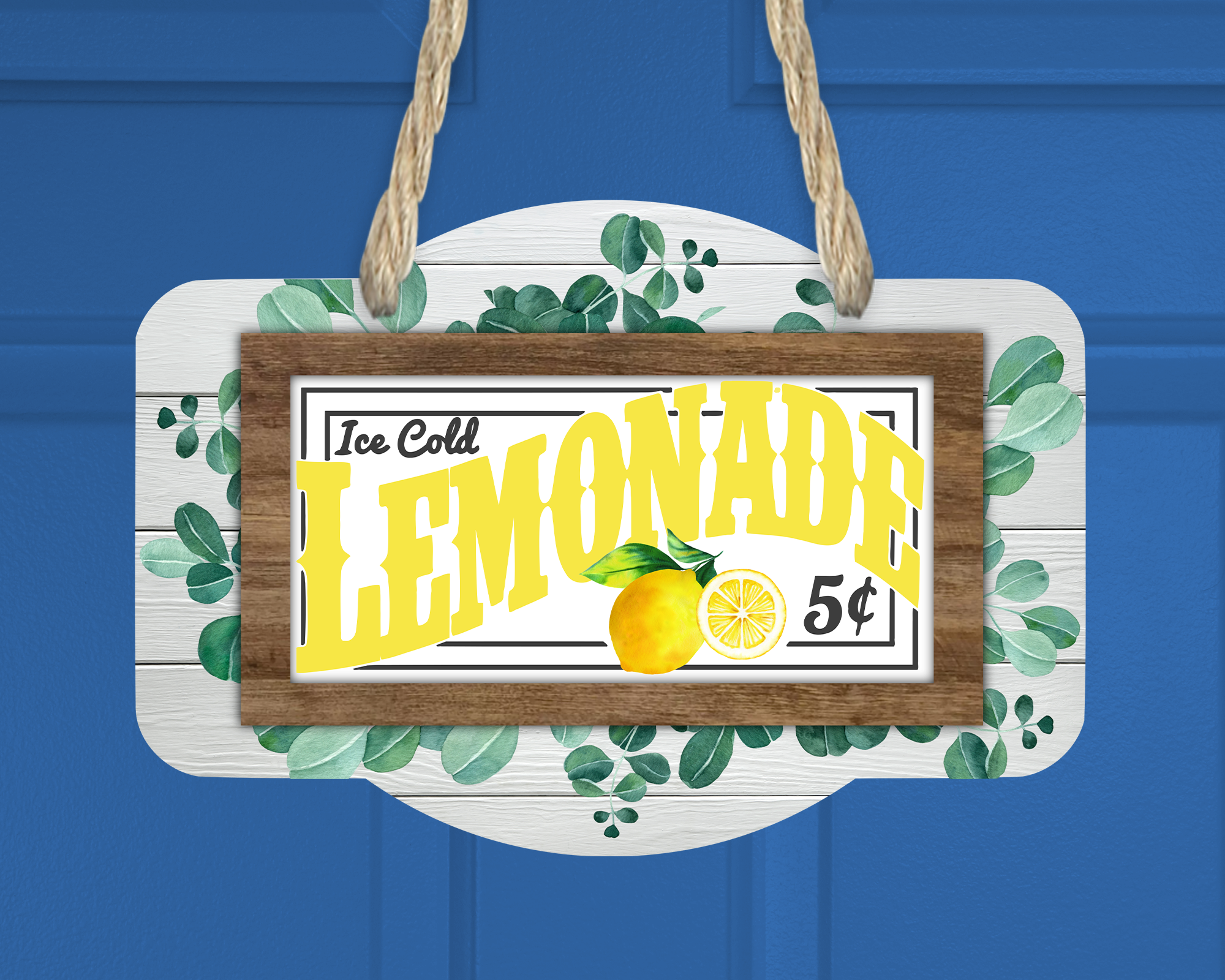 Digital download - Ice cold Lemonade design for or sublimation blanks