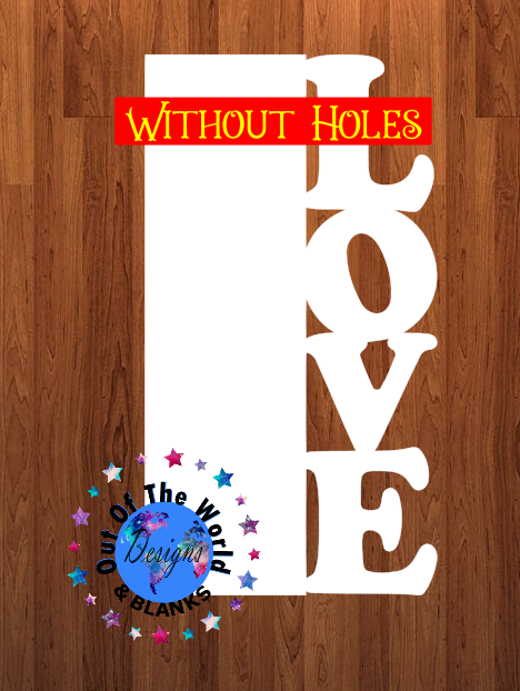 Love blank WITHOUT holes 14.5 inch size