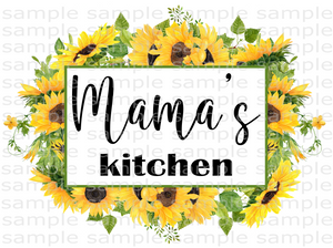 (Instant Print) Digital Download - Mama's Kitchen