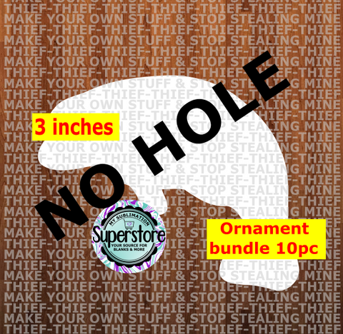 Manatee - withOUT hole - Ornament Bundle Price